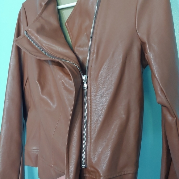 Dixie Faux Leather Jacket - Picture 3 of 11